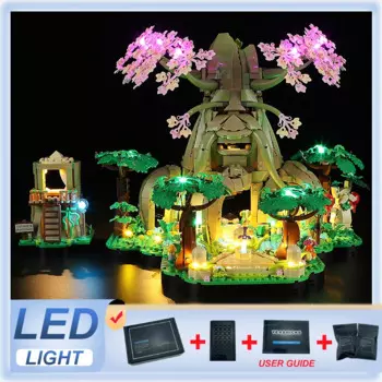 Комплект светодиодных фонарей «сделай сам» для LEGO 77092 Great Deku Tree 2-в-1 (только светодиодный светильник, без модели блоков)