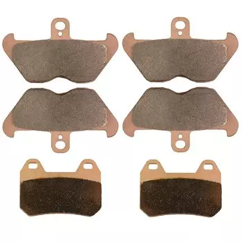 Комплект тормозных колодок, передние и задние тормозные колодки для BMW K1200LT K1200 LT, интеграл, ABS и STD, модели 97-00, на медной основе, спеченные