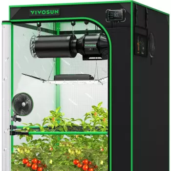 Комплект умной палатки для выращивания GIY Plus, 3-растевая система 3x3 фута, интегрированная автоматическая система выращивания с Wi-Fi и майларовой палат 2000D для выращивания