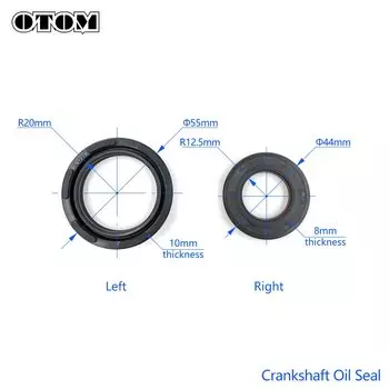 Комплект уплотнений для масла двигателя мотоцикла OTOM DT230, рычаг сцепления водяного насоса, коленчатый клапан, уплотнения для YAMAHA MT250 TSE250R HJ250H KAYO GR