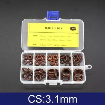 Комплект уплотнительных колец OJP FKM 1.5/1.9/2.4/3.1 мм