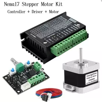 Комплект управления шаговым двигателем Nema17 MKS OSC + TB6600 4A + 17HS4401