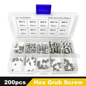 Комплект установочных винтов OIMG из нержавеющей стали 304