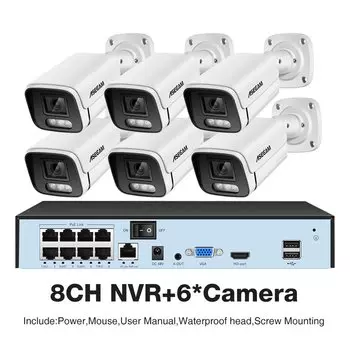 Система видеонаблюдения ASECAM 8MP 4K