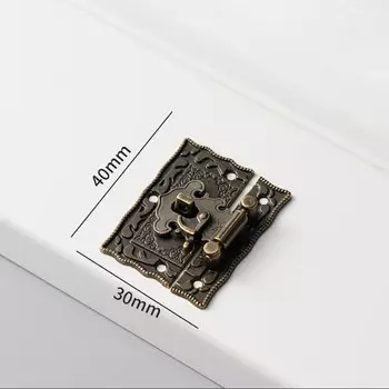 Комплект винтажной бронзовой защелки KUNGSPHAN