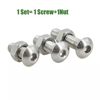 Комплект винтов и гаек YUEYUN QING M3 M4 M5 M6 нержавеющая сталь