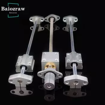 Комплект винтовой пары T8 Baiozraw 2 мм, 8 мм