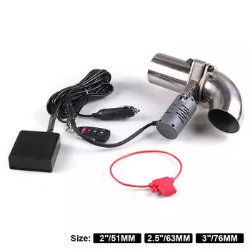 Комплект выхлопных газов 2/2, 5/3 дюйма, вырез, комплект электрических выпускных газов, вырез трубы, комплект клапанов, автомобильный беспроводной пульт дистанционного управления