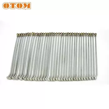 Комплект задних колес OTOM для мотоцикла, комплект нипперов из стали для мотоциклов HONDA CRF 250R 450R 250X, 36 шт., передние 18 19 дюймов, проволочные спицы 21 дюйм