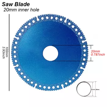 Композитное режущее полотно, угловая шлифовальная машина, круглый диск, алмазное многофункциональное керамическое полотно, стекло, дерево, мрамор, кладка из ПВХ
