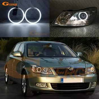 konay zestaw Ultra Bright CCFL Angel Eyes Halo Rings dla SKODA OCTAVIA MK2 A5 FL Facelift 2009 2010 2011 2012 2013