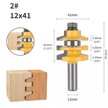 Концевая фреза YUSUN с хвостовиком 8 мм, 12 мм, 12,7 мм