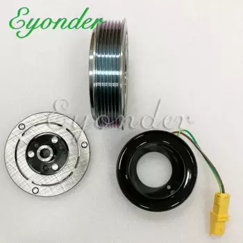 Кондиционерный компрессор кондиционера, шкив сцепления для PEUGEOT 206 307 SW 1,4 1,6 2,0 6453 кВт 9639078280 6453LC 6453LA 9682930280