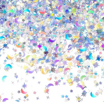 Конфетти MOONBIFFY луна звезда 10 мм