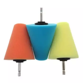 Коническая губка для полировки колес