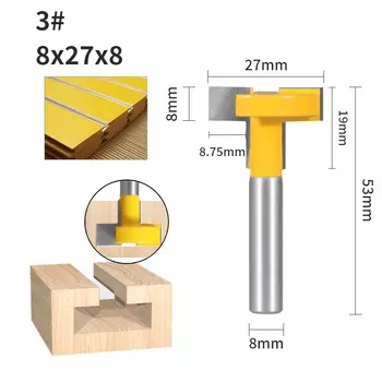 Коническая пазовая фреза YUSUN 27 мм