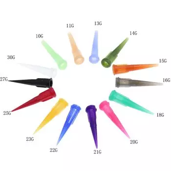 Конические наконечники MLDCZS Luer Lock TT из нержавеющей стали 50 шт.