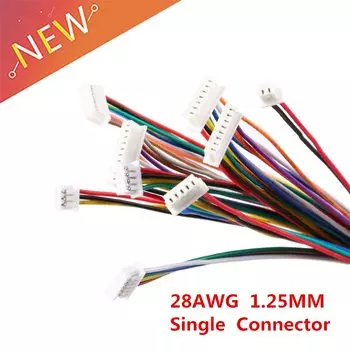 Коннекторы для кабелей Micro JST 1,25 мм, 10 см, Your Cee