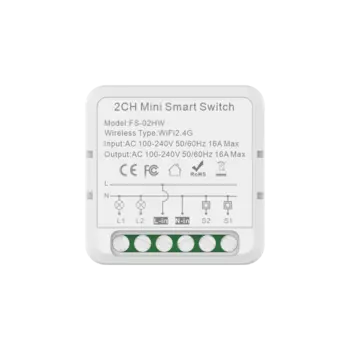 Konouyouko 2-Gang Tuya WiFi Smart Switch Module 16A