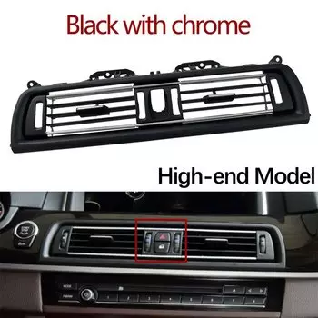 Консоль LHD RHD, центральная хромированная решетка вентиляционного отверстия, крышка для BMW 5 серии F10 F11 520i 525i 528i 530i 535i 64229166891