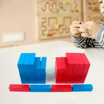 Конструктор детский деревянный из 55 деталей