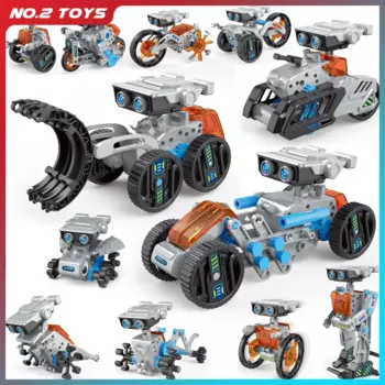 Конструктор детский «робот», 12 в 1