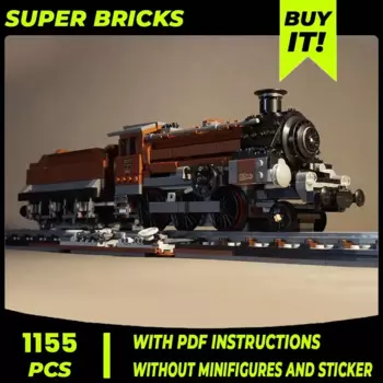 Конструктор Moc детский «Локомотив Крокодила»