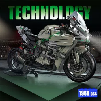 Конструктор MOC детский «мотоцикл», 1:5