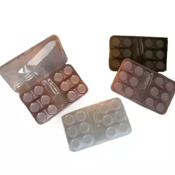 Контейнер для контактных линз и 6 шт. держателей линз