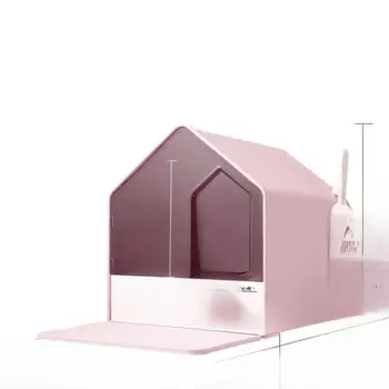 Контейнер для кошачьего туалета, полностью закрытый дезодорирующий и брызгозащищенный ящик для кошачьего туалета, с защитой от запаха