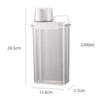 Контейнер для стирального порошка прозрачный