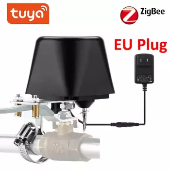 Контроллер водяного газового клапана Wi-Fi Zigbee Tuya, умный таймер отключения орошения сада, управление приложением Smart Life с Alexa Google home