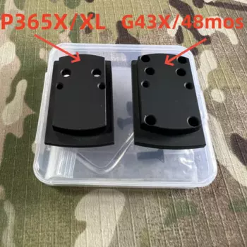 Конвертер SPINA OPTICS RMSc в RMR для Glock 48/43X MOS P365X/XL и т. Д.