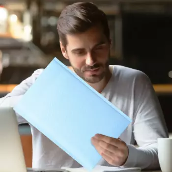 Конверты для бизнеса, упаковка, доставка, голубые конверты с вкладышами для отправки 100, маленькие конверты для печати