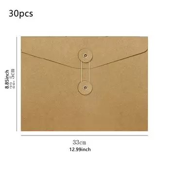Конверты KAZUO крафт-бумага 300г (30 шт.)