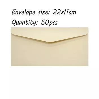 Конверты KAZUO перламутровые 22х11 см