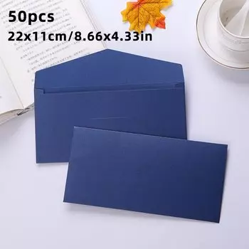 Конверты KAZUO зеленые перламутровые 22x11 см