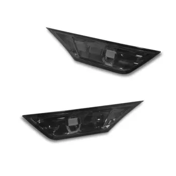 Копченые/прозрачные линзы, передний бампер, боковые габаритные огни, корпуса для крыльев, боковые габаритные огни для 2016-up 10 Gen Honda Civic