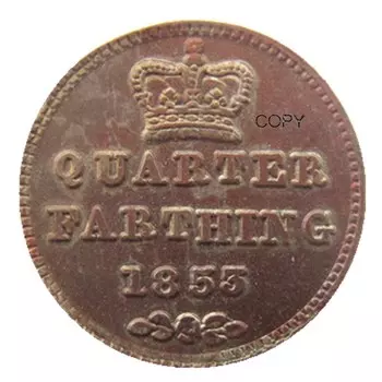 Копия монеты Великобритания Виктория 1853 год