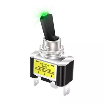 KOQZM светодиодный тумблер 12В 30А