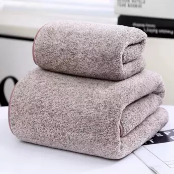 Коралловые полотенца из полиэстера