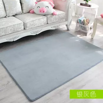 Коралловый бархатный коврик для ванной