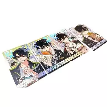 Корейская манга Omniscient Reader's Viewpoint Фотокарточки Kim Dokja, Yu Junghyeok 4 шт.