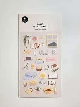 Наклейка «Ленивое воскресенье» Suatelier 1171