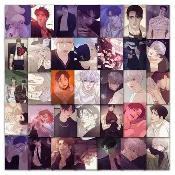 Набор стикеров в корейском стиле манга SKR-002