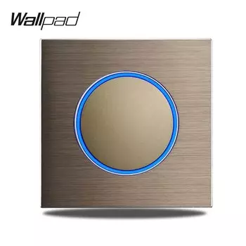 Настенный выключатель Wallpad L6 коричневый 1-4 группы