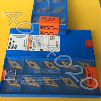 KORLOY VBMT160404 VBMT160408-HMP NC3020 NC3030 карбидная вставка VBMT вставки