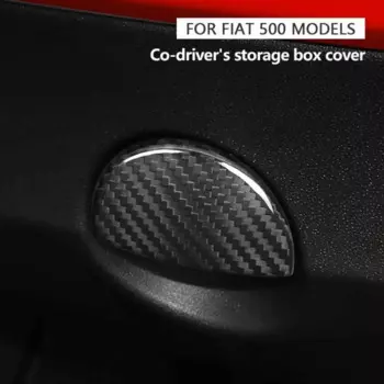 Коробка для хранения из углеродного волокна для Fiat 500 Abarth
