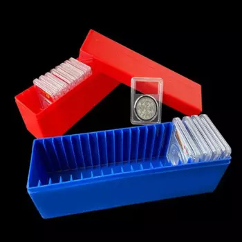 Коробка для хранения монет 20 штук