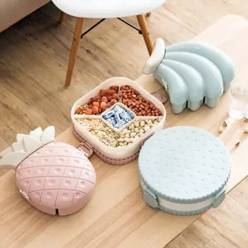 Коробка для хранения продуктов, ананас, банан